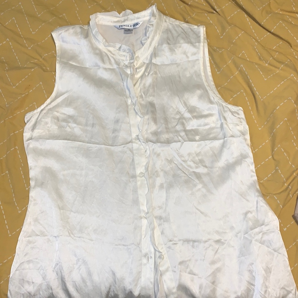 Pendleton Silk Blouse. A Classic Forever!! Never … - image 1